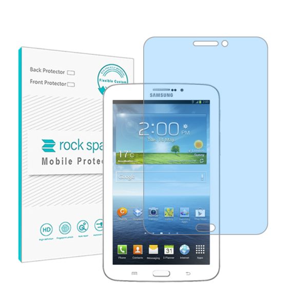 گلس تبلت سامسونگ Galaxy Tab 3 7.0 مدل نانو هیدروژل آنتی بلو برند راک اسپیس کد 11077L