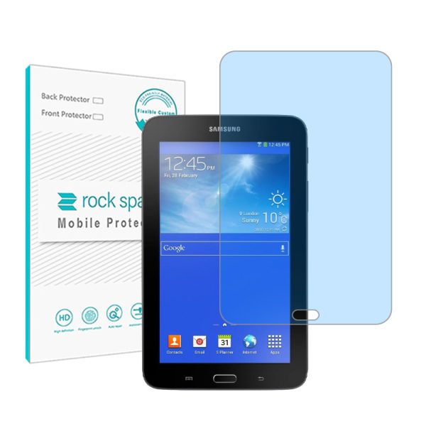 گلس تبلت سامسونگ Galaxy Tab 3 Lite 7.0 VE مدل نانو هیدروژل آنتی بلو برند راک اسپیس کد 26645L