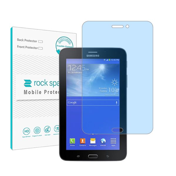 گلس تبلت سامسونگ Galaxy Tab 3 V مدل نانو هیدروژل آنتی بلو برند راک اسپیس کد 15167L