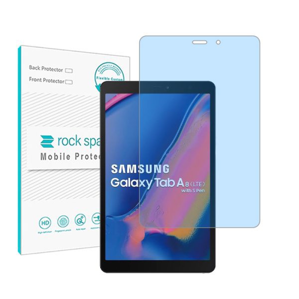 گلس تبلت سامسونگ Galaxy Tab A 8.0 & S Pen (2019) مدل نانو هیدروژل آنتی بلو برند راک اسپیس کد 10289L