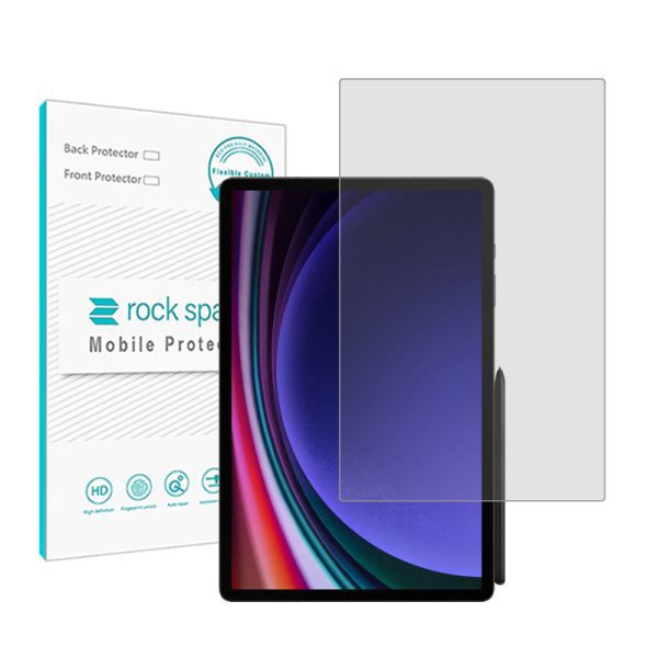 گلس تبلت سامسونگ Galaxy Tab S9 Plus مدل نانو هیدروژل شفاف برند راک اسپیس کد 28144XL