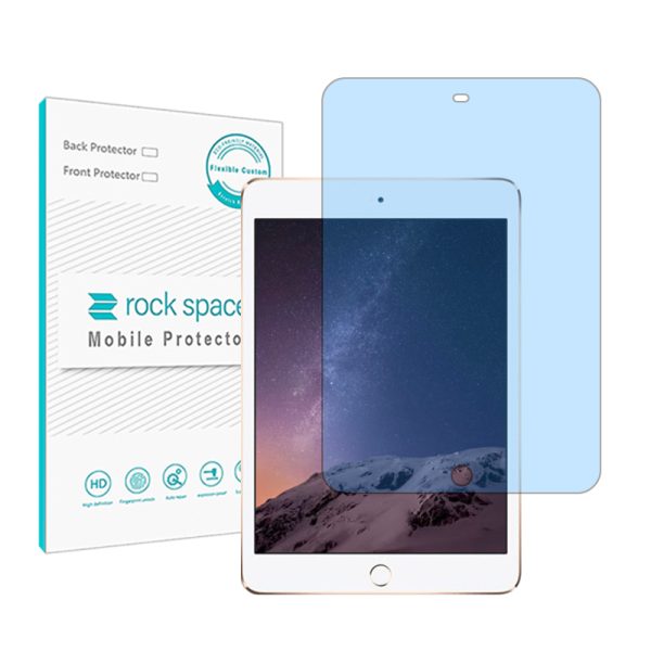 گلس تبلت اپل iPad mini 3 مدل نانو هیدروژل آنتی بلو برند راک اسپیس کد 9983L