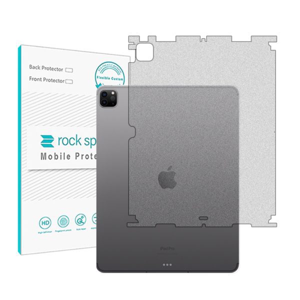 گلس پشت تبلت اپل iPad Pro 12.9 2021 مدل نانو هیدروژل مات برند راک اسپیس کد 25794XL