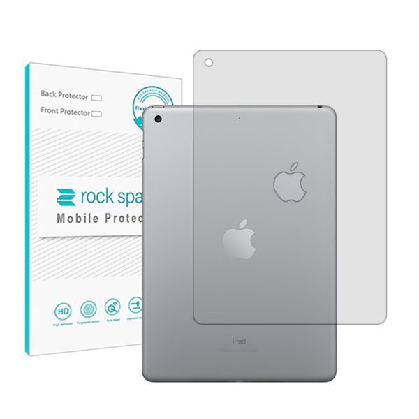 گلس پشت تبلت اپل iPad 9.7 2018 مدل نانو هیدروژل شفاف برند راک اسپیس کد 15292L