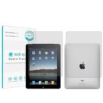 گلس صفحه نمایش و پشت تبلت آیفون ipad 1 مدل نانو هیدروژل شفاف برند راک اسپیس کد L