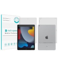 گلس صفحه نمایش و پشت تبلت آیفون iPad 10.2 (2021) مدل نانو هیدروژل شفاف برند راک اسپیس کد XL