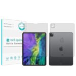 گلس صفحه نمایش و پشت تبلت اپل iPad Pro 11 (2020) مدل نانو هیدروژل شفاف برند راک اسپیس