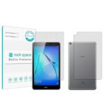 گلس صفحه نمایش و پشت تبلت هوآوی Mediapad T3 8.0 مدل نانو هیدروژل شفاف برند راک اسپیس