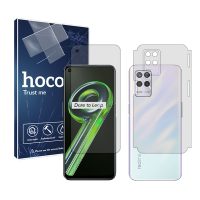 گلس صفحه نمایش و پشت گوشی ریلمی 9 5G مدل شفاف برند هوکو کد MS