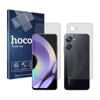 گلس صفحه نمایش و پشت گوشی ریلمی 10 Pro مدل شفاف برند هوکو کد SS