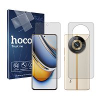 گلس صفحه نمایش و پشت گوشی ریلمی 11 Pro Plus مدل شفاف برند هوکو کد SS