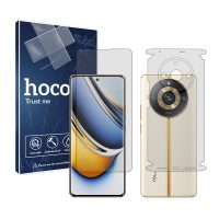 گلس صفحه نمایش و پشت گوشی ریلمی 11 Pro Plus مدل شفاف برند هوکو کد MS
