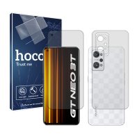 گلس صفحه نمایش و پشت گوشی ریلمی GT Neo 3T مدل شفاف برند هوکو کد SS