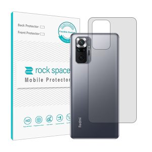 گلس محافظ پشت گوشی شیائومی Redmi Note 10 Pro Max مدل نانو هیدروژل شفاف برند راک اسپیس کد 14654S