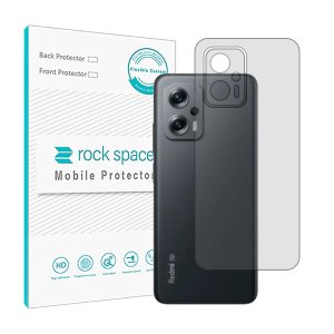 گلس محافظ پشت گوشی شیائومی Redmi Note 11T Pro مدل نانو هیدروژل مات برند راک اسپیس کد 21371S