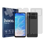 گلس صفحه نمایش و پشت گوشی دوجی N40 Pro مدل شفاف برند هوکو کد SS