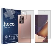 گلس صفحه نمایش و پشت گوشی سامسونگ Note20 Ultra مدل شفاف برند هوکو کد SS