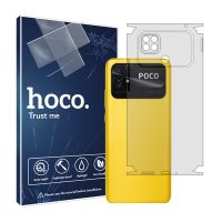 گلس پشت گوشی شیائومی Poco C40 مدل شفاف برند هوکو کد M