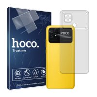 گلس پشت گوشی شیائومی Poco C40 مدل شفاف برند هوکو کد S