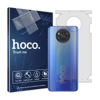 گلس پشت گوشی شیائومی Poco X3 Pro مدل شفاف برند هوکو کد M