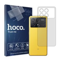گلس پشت گوشی شیائومی Poco X6 Pro مدل شفاف برند هوکو کد S