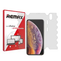 گلس فول کاور اپل iPhone XS Max مدل هیدروژلی شفاف برند ریمکس