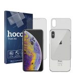 گلس صفحه نمایش و پشت گوشی اپل iPhone XS Max مدل هیدروژلی مات برند هوکو کد SS