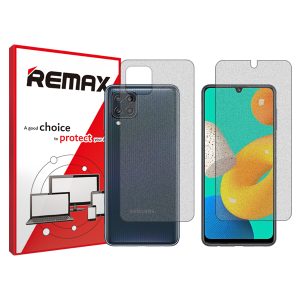 گلس صفحه نمایش و پشت گوشی سامسونگ Galaxy M32 مدل مات برند ریمکس کد SS