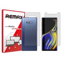 گلس صفحه نمایش و پشت گوشی سامسونگ Galaxy Note9 مدل شفاف برند ریمکس کد SS