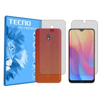 گلس صفحه نمایش و پشت گوشی شیائومی Redmi 8A مدل هیدروژلی مات برند تکنو کد SS