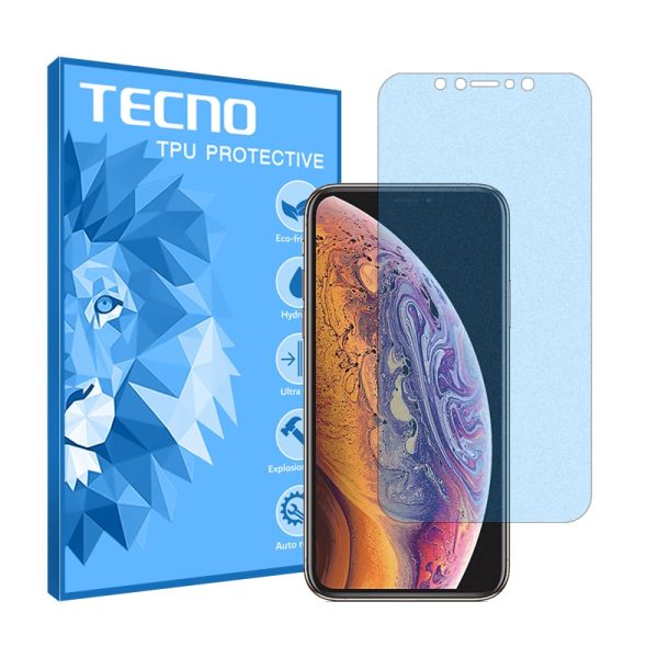 گلس اپل iPhone XS مدل مات آنتی بلو برند تکنو کد S