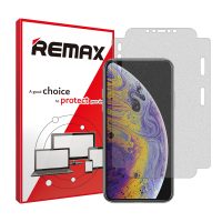 گلس اپل iPhone XS Max مدل هیدروژلی مات برند ریمکس کد M