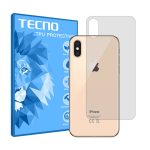 گلس پشت گوشی اپل iPhone XS مدل هیدروژلی شفاف برند تکنو کد S