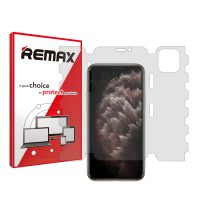 گلس فول کاور اپل iPhone 11 Pro Max مدل هیدروژلی شفاف برند ریمکس
