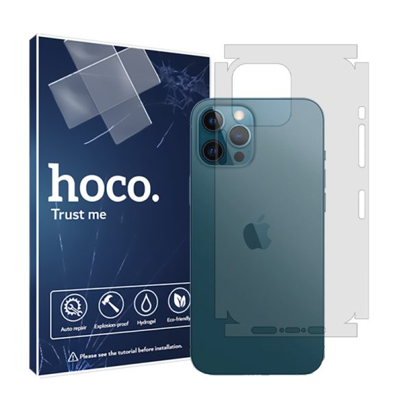 گلس پشت گوشی اپل iPhone 12 Pro Max مدل هیدروژلی شفاف برند هوکو کد M