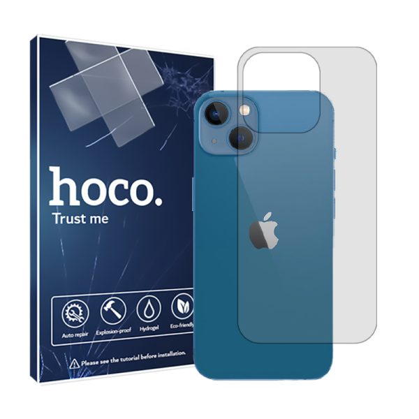 گلس پشت گوشی اپل iPhone 13 مدل هیدروژلی شفاف برند هوکو کد S