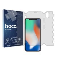 گلس فول کاور اپل iPhone X مدل نانو هیدروژل شفاف برند هوکو کد L