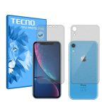 گلس صفحه نمایش و پشت گوشی اپل iPhone XR مدل هیدروژلی مات برند تکنو کد SS