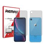 گلس صفحه نمایش و پشت گوشی اپل iPhone XR مدل هیدروژلی مات برند ریمکس کد SS