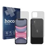 گلس صفحه نمایش و پشت گوشی اپل iPhone 11 مدل مات برند هوکو کد SS