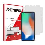 گلس اپل iPhone X مدل هیدروژلی شفاف برند ریمکس کد M