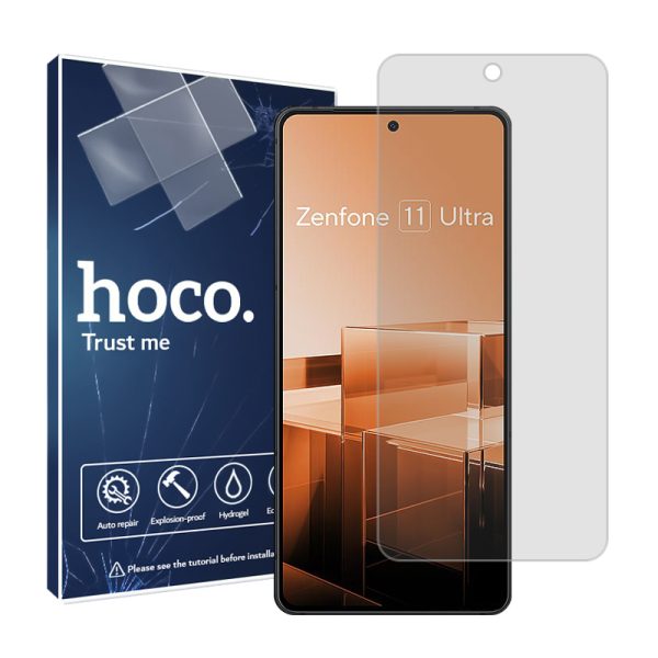 گلس ایسوس Zenfone 11 Ultra مدل شفاف برند هوکو کد S