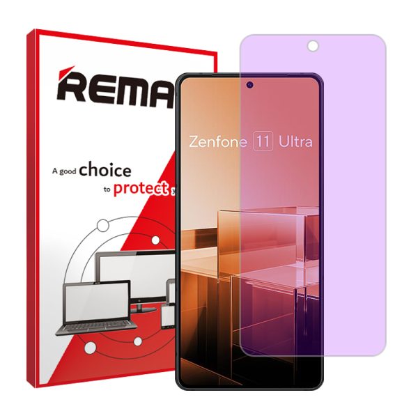 گلس ایسوس Zenfone 11 Ultra مدل آنتی پرپل برند ریمکس کد S