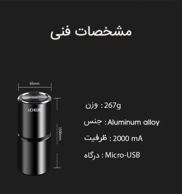 تصفیه کننده هوای خودرو لیچیرز مدل A1806