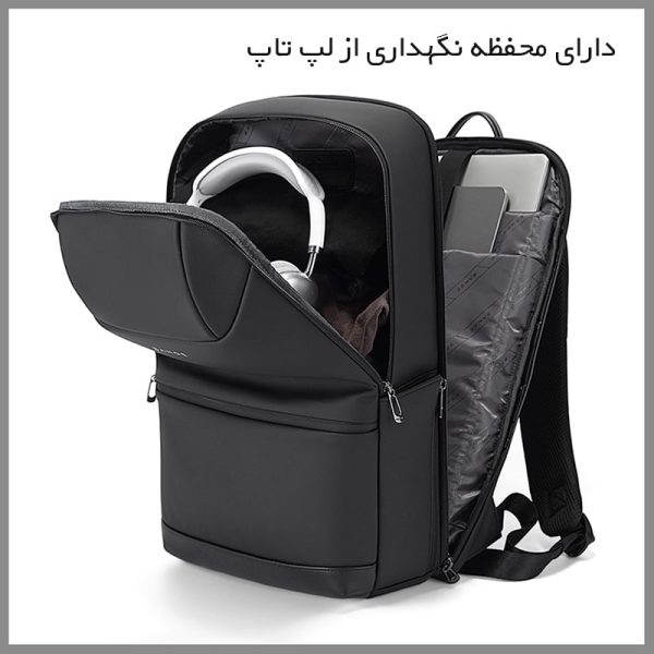 کوله پشتی لپ تاپ حرفه ای ضد آب برند Bange (بنج) مناسب برای لپ تاپ تا 15.6 اینچ کد 2950