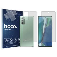 گلس صفحه نمایش و پشت گوشی سامسونگ Galaxy Note20 مدل شفاف برند هوکو کد SS
