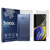 گلس صفحه نمایش و پشت گوشی سامسونگ Galaxy Note9 مدل شفاف برند هوکو کد SS
