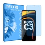 گلس شیائومی Poco C3 مدل هیدروژلی آنتی بلو برند تکنو کد S