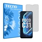 گلس شیائومی Poco C31 مدل هیدروژلی مات برند تکنو کد S