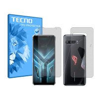 گلس صفحه نمایش و پشت گوشی ایسوس Rog Phone 3 مدل مات برند تکنو کد SS